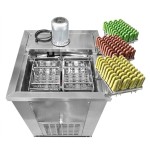 Commercial Customized Two Mold Ice Lolls Maker Machine Ice Popsicle Stick Making