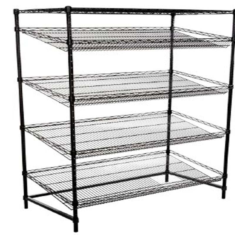 Metal Wire 4 Tier Bakers Rack Shelves Shelving Shelf