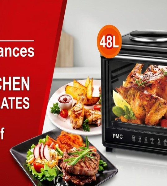 PMC 48L Electric Oven with Two Hotplates