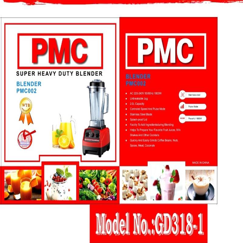 PMC GD318-1 2L Commercial Blender 1500W