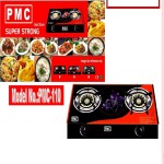 PMC-110 Built-in Two-Burner Tempered-Glass Gas Hob
