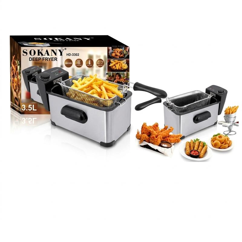SOKANY 3.5L Electric Deep Fryer