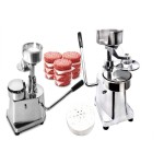 Stainless Steel Manual Burger Press Machines Breakfast Household