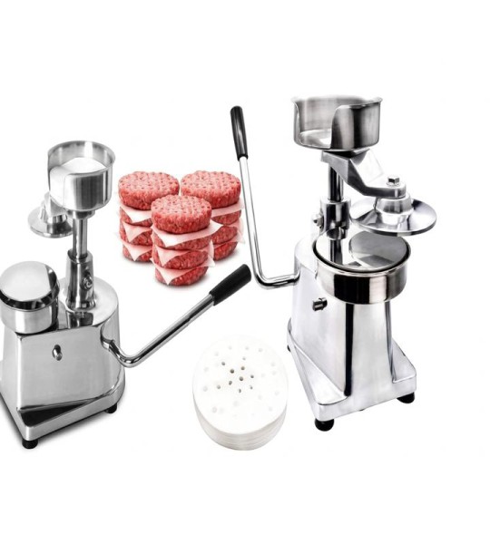 Stainless Steel Manual Burger Press Machines Breakfast Household