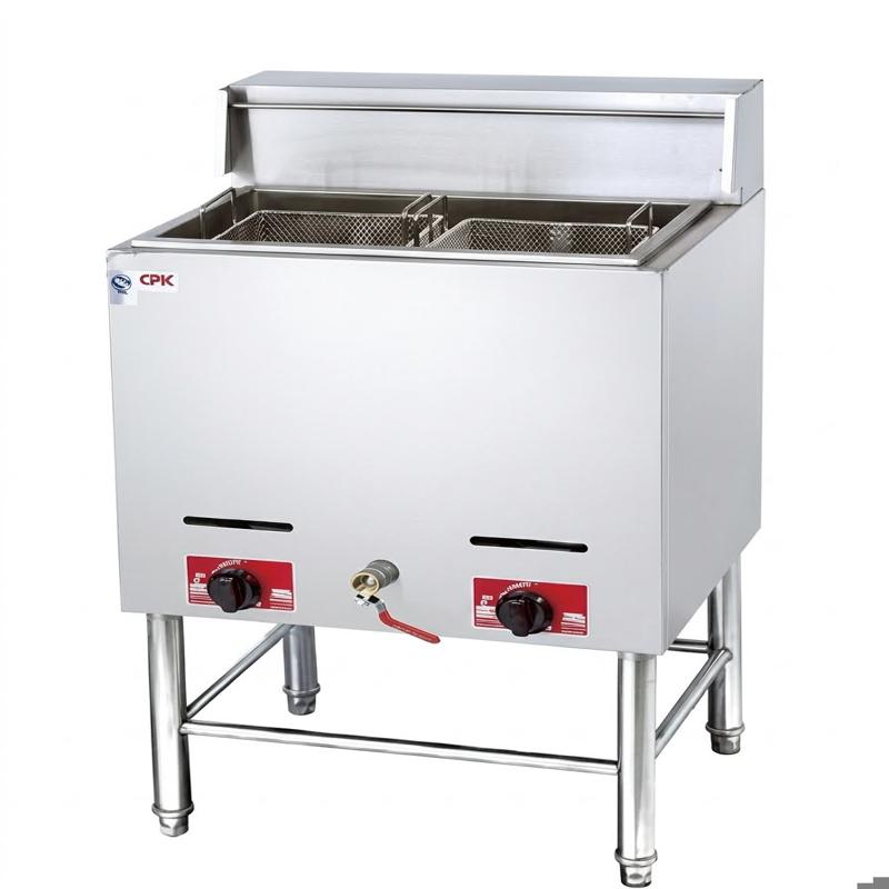 STRONGERTECH PMC 28l Electric Stand Floor Gas Deep Fryer For Commercial Fried Chicken