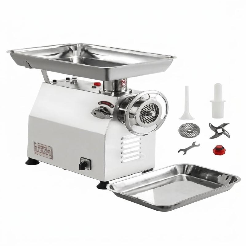 STRONGERTECH PMC 300kgh Meat Grinder Meat Mincer Electric Sausage Stuffer Machine Kitchen Stainless Steel Shredder Commercial Meat Cutter