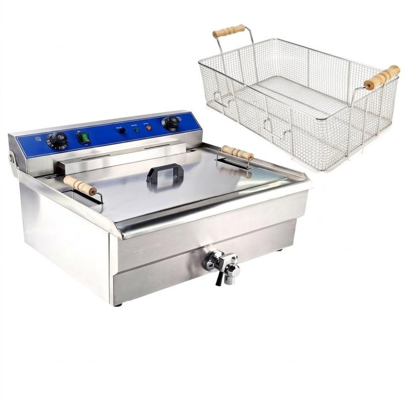 STRONGERTECH PMC 30l Electric Deep Fryer For Commercial Restaurant Kitchen Frying Machine