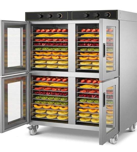STRONGERTECH PMC 32 Tray Electric Food Dehydrator Machine Fruit Vegetable Meat Drying Machine Stainless Steel 304 Snack Food Dryer