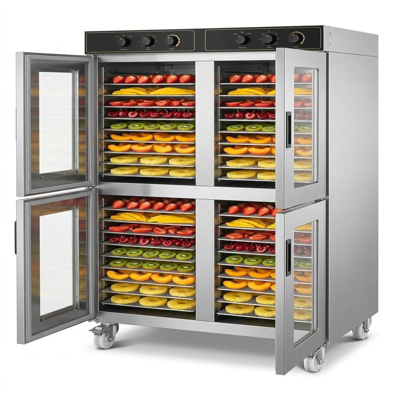 STRONGERTECH PMC 32 Tray Electric Food Dehydrator Machine Fruit Vegetable Meat Drying Machine Stainless Steel 304 Snack Food Dryer