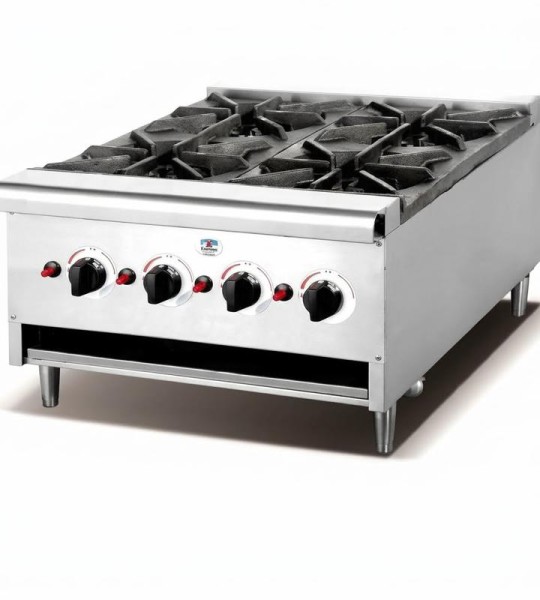 STRONGERTECH PMC Commercial 4 Large Burners Combined Furnace Cook Ing Appliance Gas Burning Machine Stainless Steel Gas Heating Clay Pot Stove Boiler