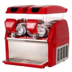 STRONGERTECH PMC Commercial Electric Double Tanks Slush Machine2 Tank Frozen Ice Slush Machine
