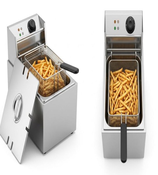 STRONGERTECH PMC Commercial Stainless Steel Electric Single 6l Tank Deep Fryer