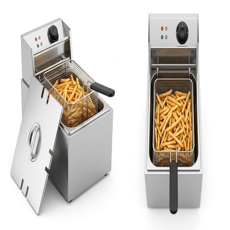 STRONGERTECH PMC Commercial Stainless Steel Electric Single 6l Tank Deep Fryer