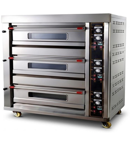 3-Deck 6-Tray Bakery Oven (Electric)