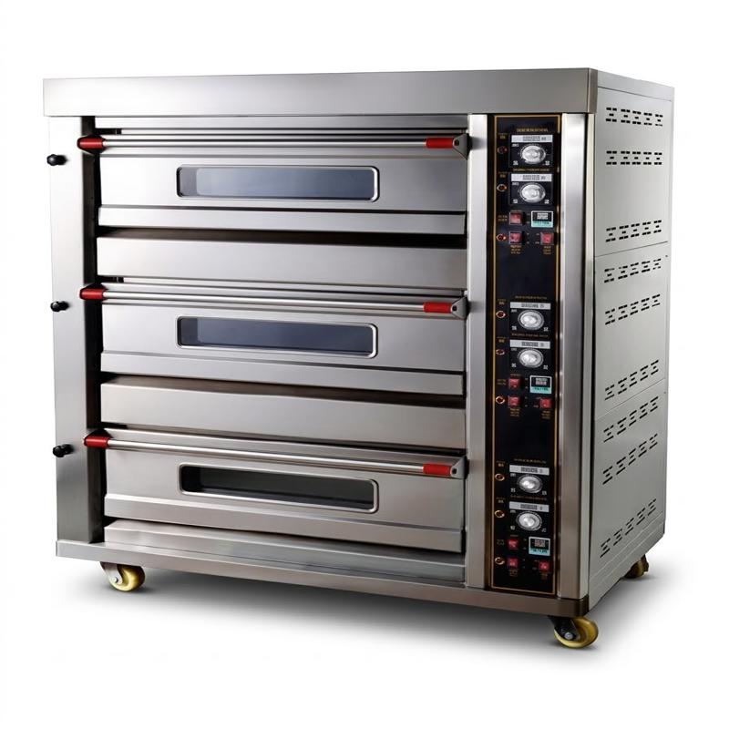 3-Deck 6-Tray Bakery Oven (Electric)