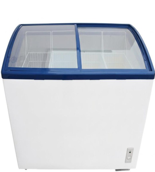 STRONGERTECH PMC Glass Top Ice Cream Freezers Upright