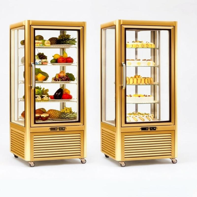 STRONGERTECH PMC Gold Cake And Patisserie Cabinet