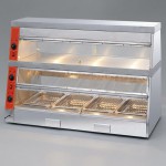 STRONGERTECH PMC Stainless Steel Fried Chicken Display Show Case Commercial Kitchen Equipment