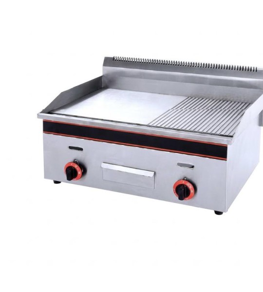 STRONGERTECH PMC Table Top 4 Chapati 2 Sides Combi Flat With Bumpers Griddle Gas Griller Hot Cooking Equipment