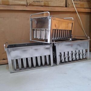 Commercial Stainless Steel 40-Piece Popsicle & Ice Cream Maker Mold Set