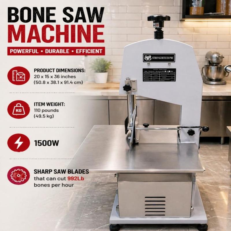 Strongertech-PMC 1500W Commercial Electric Bone Saw Machine