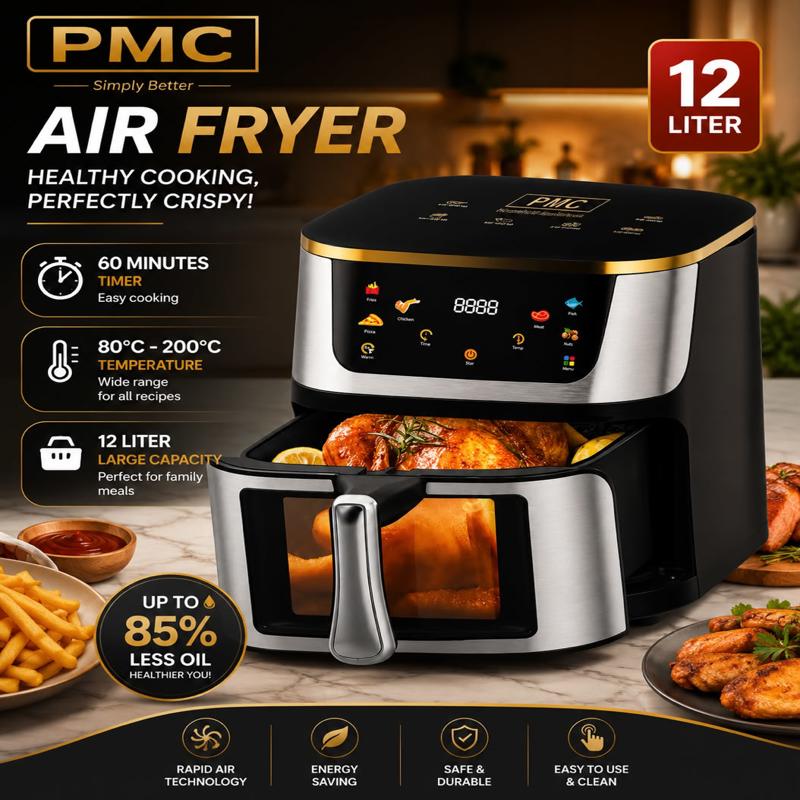 PMC Multi-Functional Digital Air Fryer 12L (Model: PMC-AF24)